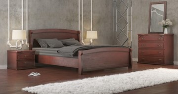 Спальная кровать Магнат 140*190 с основанием в Армавире