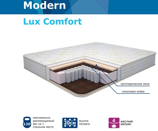 Матрас Modern Lux Comfort Нез. пр. TFK в Армавире - изображение