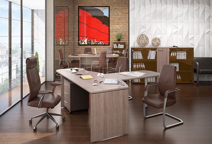 Офисный комплект мебели Xten для двух сотрудников с тумбочками в Новороссийске - изображение 2