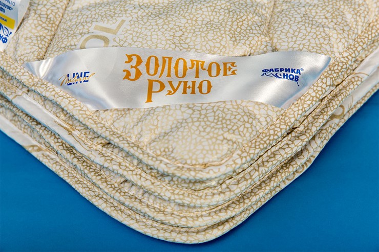 Одеяло всесезонное полутороспальное Золотое Руно в Краснодаре - изображение 1