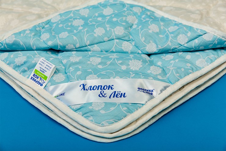 Одеяло легкое полутороспальное Хлопок &  Лен в Армавире - изображение 1