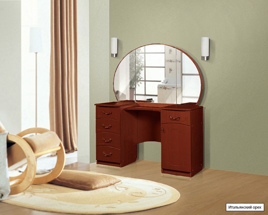 Столик косметический №4, Ивушка-5, цвет Итальянский орех в Сочи - изображение