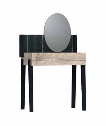 Столик туалетный Nature 43, Гаскон Пайн-Черный в Сочи - изображение