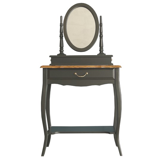 Косметический стол Leontina с зеркалом (ST9321BLK) Черный в Сочи - изображение 5