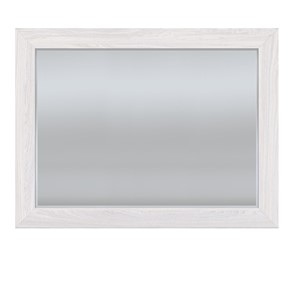 Настенное зеркало ПАРМА НЕО,  ясень анкор светлый /  экокожа polo белая в Армавире