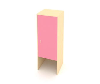 Детский шкаф-пенал ДП-2 Беж + Розовый в Сочи