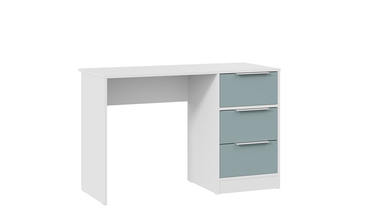 Письменный стол Марли Тип 1 (Белый/Серо-голубой) в Армавире - изображение 2