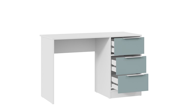 Письменный стол Марли Тип 1 (Белый/Серо-голубой) в Краснодаре - изображение 3