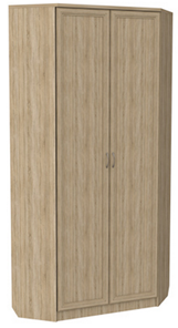 Шкаф 401 угловой со штангой, цвет Дуб Сонома в Сочи - предосмотр