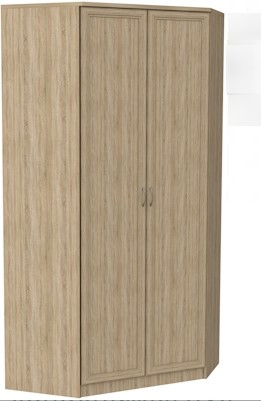 Шкаф 403 несимметричный, цвет Дуб Сонома в Сочи - изображение