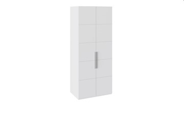 Шкаф распашной Наоми с 2-мя дверями, цвет Белый глянец СМ-208.07.03 в Сочи - предосмотр