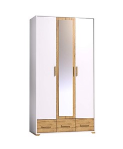 Шкаф для одежды Айрис 444, Белый-Дуб золотистый в Армавире