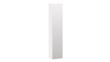 Шкаф для белья с 1 зеркальной дверью Порто (366) СМ-393.07.212 (Белый жемчуг/Белый жемчуг) в Краснодаре