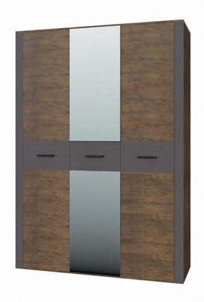 Шкаф трехдверный Куба ШР-3 (С зеркалом) в Армавире - изображение