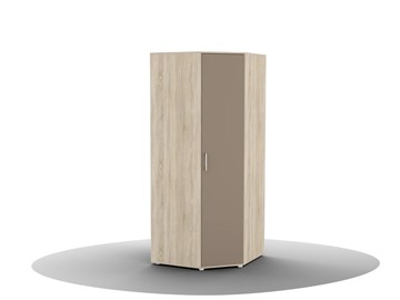 Распашной угловой шкаф Silvia, ШУ (г), цвет фасада латте в Сочи