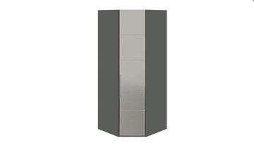 Шкаф Наоми с зеркальной правой дверью, цвет Фон серый, Джут СМ-208.07.07 R в Сочи - предосмотр