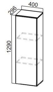 Шкаф-надстройка Стайл, ПН400(720/296), МДФ в Армавире