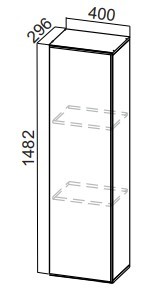 Шкаф-надстройка Стайл, ПН400(912/296), МДФ в Армавире