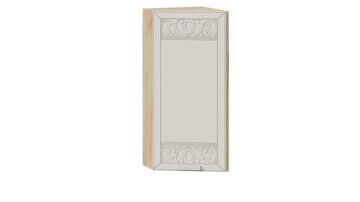 Кухонный торцевой шкаф Долорес 1В3Т (Дуб крафт золотой/Крем) в Краснодаре