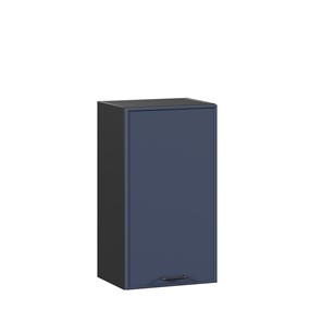 Шкаф настенный 400 Индиго ЛД 298.320.000.143, Чёрный/Тёмно-синий в Армавире