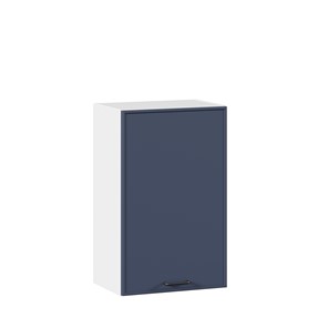 Навесной кухонный шкаф 450 Индиго ЛД 298.330.000.103, Белый/Тёмно-синий в Армавире