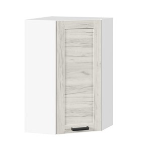 Навесной кухонный шкаф 600 угловой высокий Винченца ЛД 234.620.000.042, Белый/Дуб Крафт белый в Краснодаре