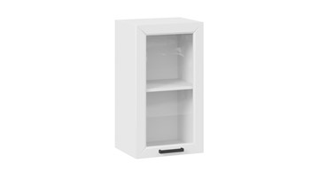 Навесной кухонный шкаф Лорас 1В4С (Белый/Холст белый) в Сочи