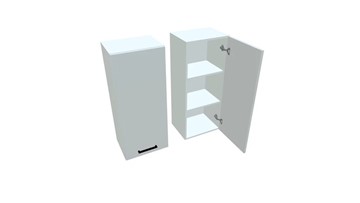 Кухонный шкаф В9 45, Белое гладкое Ламарти/Белый в Армавире