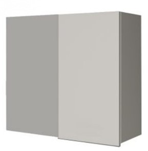 Навесной кухонный шкаф ВУП 760 Белое гладкое Ламарти/Антрацит в Армавире