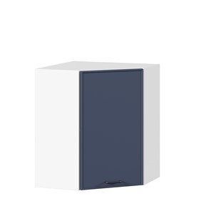 Настенный угловой шкаф Индиго ЛД 298.610.000.116, Белый/Тёмно-синий в Сочи