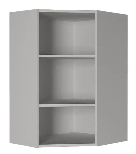 Угловой навесной шкаф ВУ9, Бетон пайн/Белый в Сочи - изображение 1