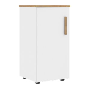 Низкий шкаф колонна с глухой дверью левой FORTA Белый-Дуб Гамильтон FLC 40.1 (L) (399х404х801) в Новороссийске