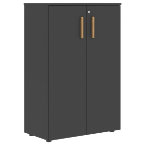 Шкаф с глухими средними дверьми FORTA Черный Графит  FMC 80.1(Z) (798х404х1197) в Краснодаре