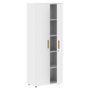 Широкий шкаф высокий FORTA Белый FHC 80.1(Z) (798х404х1965) в Сочи
