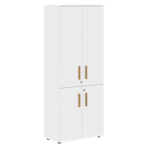 Шкаф широкий высокий FORTA Белый FHC 80.3(Z) (798х404х1965) в Краснодаре
