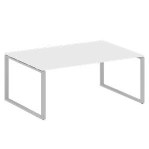 Стол для переговорки БО.ПРГ-1.5 (Серый/Белый) в Краснодаре