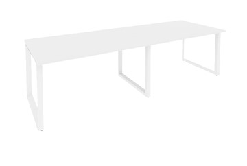 Конференц-стол для переговоров O.MO-PRG-2.3 Белый/Белый бриллиант в Краснодаре