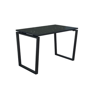Стол для компьютера Юта 55.09, мрамор черный/металл черный в Краснодаре