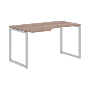 Письменный стол с боковым левым выступом XTEN-Q Дуб-сонома-серебро XQCET 149 (L) (1400х900х750) в Сочи