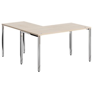 Письменный угловой  стол для персонала правый XTEN GLOSS  Бук Тиара  XGCT 1415.1 (R) (1400х1500х750) в Краснодаре