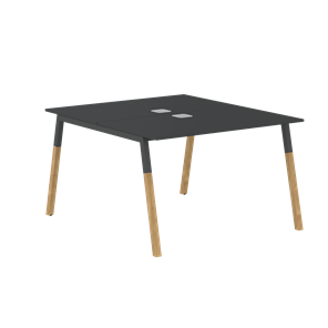Стол для переговоров FORTA Черный Графит-Черный Графит-Бук  FWST 1113 (1180x1346x733) в Армавире