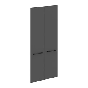 Дверь для шкафа высокая MORRIS TREND Антрацит/Кария Пальмира MHD 42-2 (844х1900х18) в Краснодаре