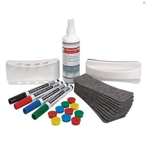 Аксессуары для магнитно-маркерной доски 2х3, AS111 (4 маркера, держатель, чистящее средство, стиратель, салфетки) в Армавире