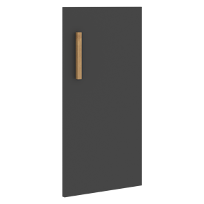 Дверь для шкафа низкая правая FORTA Черный Графит FLD 40-1(R) (396х18х766) в Сочи