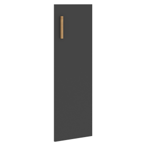 Дверь для шкафа средняя правая FORTA Черный Графит FMD40-1(R) (396х18х1164) в Краснодаре