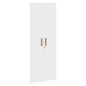Двери для шкафов высокие с замком FORTA Белый FHD 40-2(Z)  (794х18х1932) в Сочи