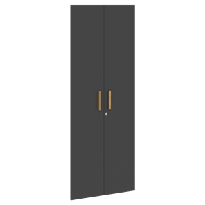 Высокие двери для шкафов с замком FORTA Черный Графит FHD 40-2(Z)  (794х18х1932) в Сочи