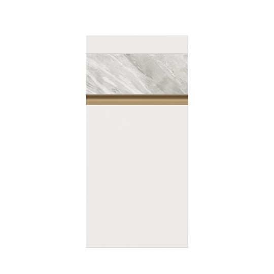 Декоративный щит Айла ЛД 688.060.000, Белый/Статуарио, исполнение 1 в Сочи - изображение 1