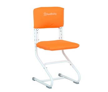Комплект чехлов на сиденье и спинку стула СУТ.01.040-01 Оранжевый, Замша в Краснодаре