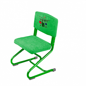 Чехол для стула СУТ 01-01 Зеленый, Замша в Армавире